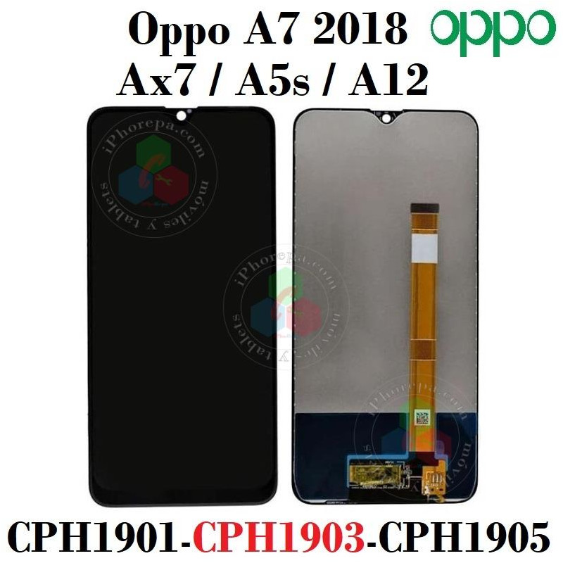 Oppo A7 2018 CPH1901 CPH1903 CPH1905 / AX7 / A5s / A12 - PANTALLA COMPATIBLE SIN MARCO