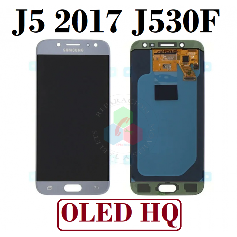 SAMSUNG J5 2017 - J530 J530F - PANTALLA AZUL PLATA OLED HQ