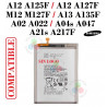 SAMSUNG A21S A217F / M12 M127F / A12 NACHO A127F / A12 A125F / A13 A135F / A04s A047 / A02 A022  - BATERIA COMPATIBLE