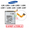 SAMSUNG A20 A205 / A30 A305 / A30S A307 / A505 A50 / A50S A507 - BATERÍA COMPATIBLE SIN LOGO