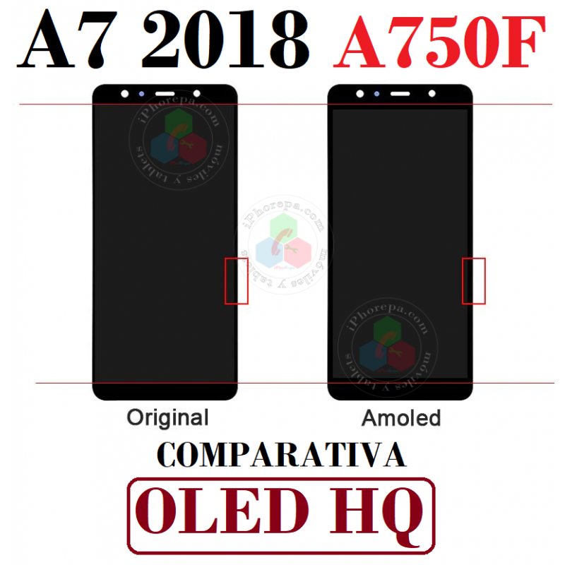 SAMSUNG A7 2018 A750F A750 - PANTALLA COMPATIBLE OLED HQ