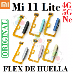 Xiaomi Mi 11 Lite 4G M2101K9AG / Mi 11 Lite 5G M2101K9G / 11 Lite 5G NE 2021 2109119DG - FLEX HUELLA+POWER - negro original con