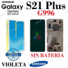 SAMSUNG S21 PLUS G996 G996B G996 - PANTALLA SERVICE PACK MARCO violeta / dorado