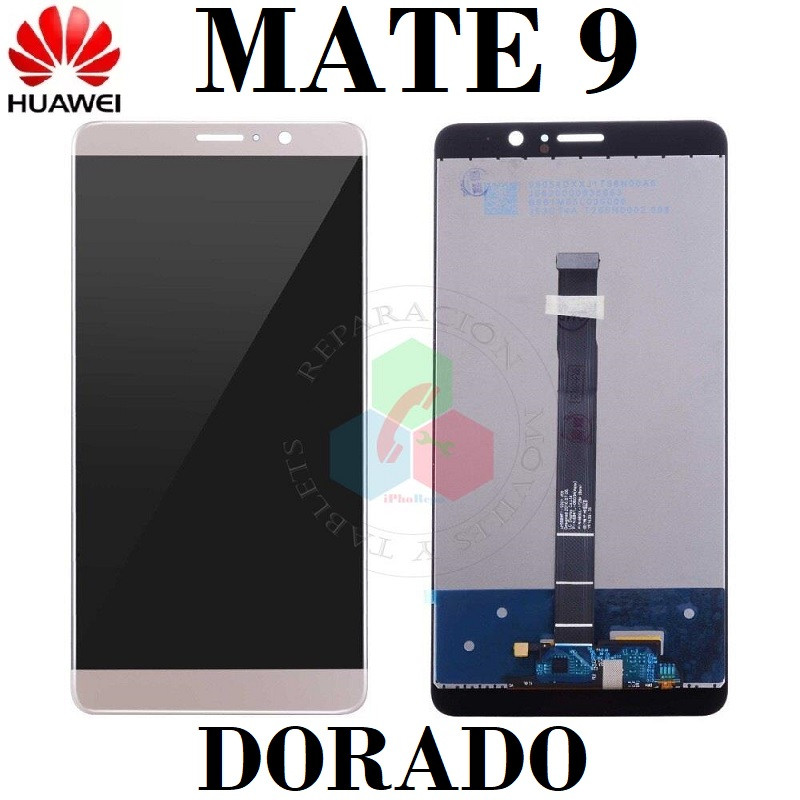 Huawei Mate 9 2016 (MHA-L09 / MHA-L29) - PANTALLA COMPATIBLE SIN MARCO - DORADO