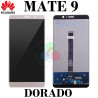 Huawei Mate 9 2016 (MHA-L09 / MHA-L29) - PANTALLA COMPATIBLE SIN MARCO - DORADO