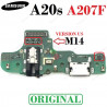 SAMSUNG A20s A207F a207 " M14 " - PLACA DE CARGA ORIGINAL