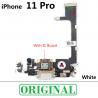 iPhone 11 PRO - FLEX DE CARGA ORIGINAL REFURBISHED - BLANCO