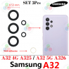 SAMSUNG A32 5G A325F A325 / A32 5G A326B A326 - CRISTAL lente DE CAMARA set 3pcs