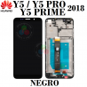 HUAWEI Y5 2018 / Y5 PRIME 2018 / Y5 PRO 2018 - PANTALLA NEGRA CON MARCO
