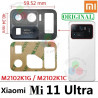 Xiaomi Mi 11 Ultra " M2102K1G / M2102K1C " - cristal lente de cámara ORIGINAL