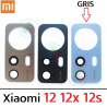 Xiaomi 12 / 12x / 12s - cristal LENTE de cámara ORIGINAL GRIS