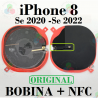 iPhone 8 / iPhone Se 2020 / Se 2022 - BOBINA DE CARGA INALAMBRICA + NFC - ORIGINAL