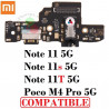 NOTE 11 5G / NOTE 11S 5G / NOTE 11T 5G / POCO M4 PRO 5G - PLACA DE CARGA compatible