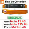 Xiaomi Redmi Note 11 4G 2021 2201117TG / NOTE 11s 4G 2022 / Poco M4 Pro 4G - FLEX A PLACA ORIGINAL