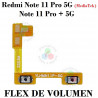 Xiaomi Redmi Note 11 Pro 5G (MediaTek) - Redmi Note 11 Pro Plus 5G 2021 21091116UG - FLEX VOLUMEN