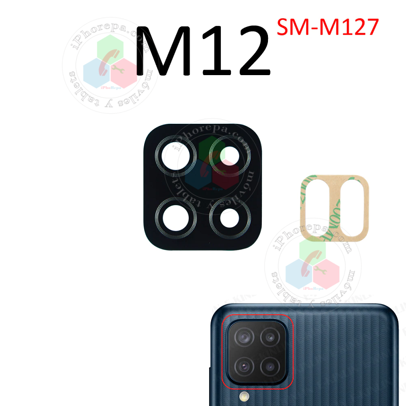SAMSUNG A12 A125 A127 2020 / A12s / M12 M127 - CRISTAL LENTE DE CAMARA