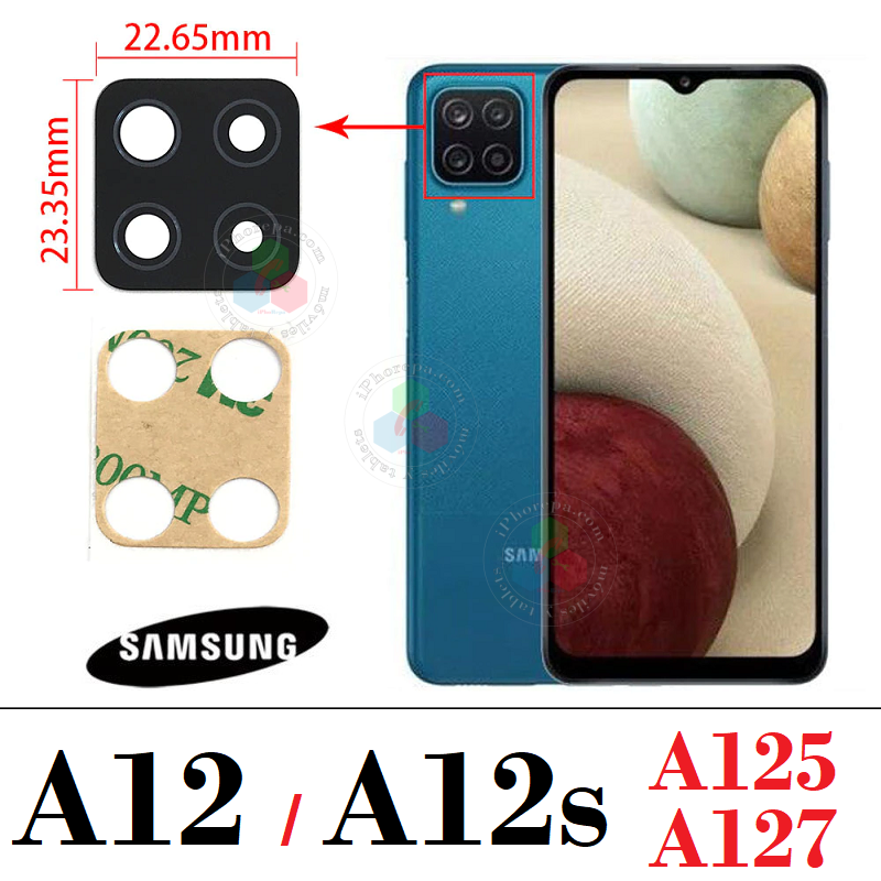 SAMSUNG M12 M127 / A12 A125 A127 2020 / A12s - CRISTAL lente DE CAMARA