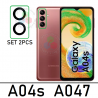 SAMSUNG A04s A047 A047F ( SET 2PCS ) - CRISTAL LENTE DE CÁMARA
