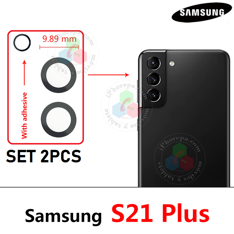 SAMSUNG S21 PLUS 5G G996B G996 ( set 2pcs ) - CRISTAL lente DE CAMARA