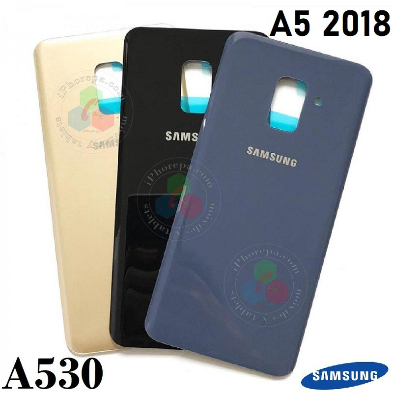 SAMSUNG A5 2018 / A8 2018 A530 A530F - TAPA TRASERA de cristal