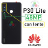 HUAWEI P30 LITE " 48MP " - TAPA TRASERA - NEGRO CON LENTE