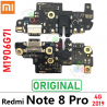 Xiaomi Redmi Note 8 Pro 4G 2019 M1906G7I - Placa de carga + microfono - ORIGINAL