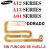 SAMSUNG A12 A125F / A12S / A127F / A13 5G A136B / A13 A135F / A13 A137F / M12S M127 / A04S A047F - BOTON SIN HUELLA - DORADO