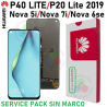 HUAWEI P40 LITE - P20 Lite 2019 - Nova 5i / Nova 7i / Nova 6se - PANTALLA SERVICE PACK SIN MARCO