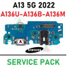 Samsung A13 5G A136U / A136U1 / A136W / A136B - M13 5G 2022 M136B - PLACA DE CARGA ORIGINAL service pack