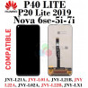 HUAWEI P40 LITE / P20 Lite 2019 / Nova 5i / Nova 7i / Nova 6se - PANTALLA COMPATIBLE SIN MARCO