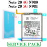 SAMSUNG  Note 20 4G N980 / Note 20 5G N981 - BATERIA ORIGINAL SERVICE PACK