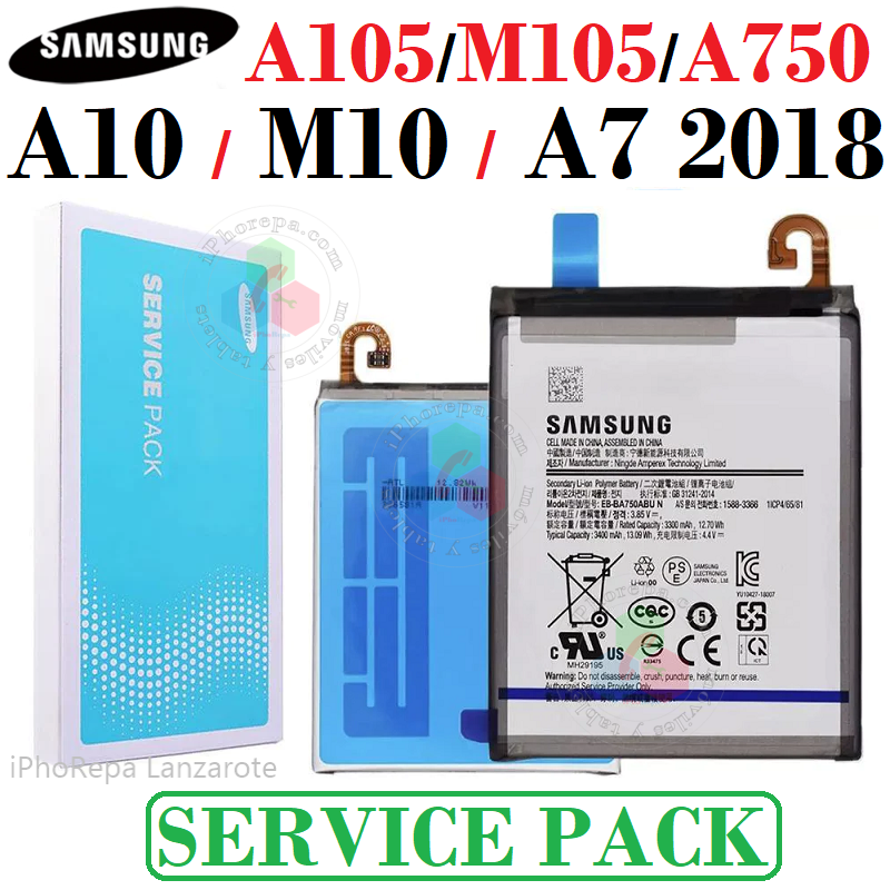 Samsung A7 2018 / A10 A105 / M10 m105 - BATERÍA SERVICE PACK