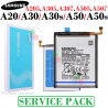 SAMSUNG A20 A205 / A30 A305 / A30S A307 / A505 A50 / A50S A507 - BATERÍA SERVICE PACK