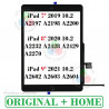 iPad 7ª - iPad 8ª - iPad 9ª Gen 10.2" 2019 / 2020 / 2021 - PANTALLA tactil NEGRA ORIGINAL CON HOME