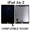 iPad Air 2 9.7" 2014 / A1566 / A1567 - PANTALLA COMPLETA - NEGRO COMPATIBLE