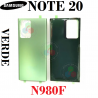 SAMSUNG NOTE 20 N980 N980F - TAPA TRASERA - VERDE