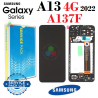 SAMSUNG A13 4G 2022 A137 a137F - PANTALLA SERVICE PACK CON MARCO