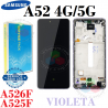 SAMSUNG A52 4G A525F / A52 5G A526F - PANTALLA SERVICE PACK VIOLETA