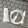 ASE DE CARGA mechero + cable TIPO C 20W - iPhone 11,12, 13, 14 / PRO / PRO MAX