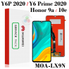 Huawei Y6p 4G 2020 MED-LX9 / MED-LX9N / Honor 9A (MOA-LX9N) / Y6 PRIME 2020 - PANTALLA SERVICE PACK SIN MARCO