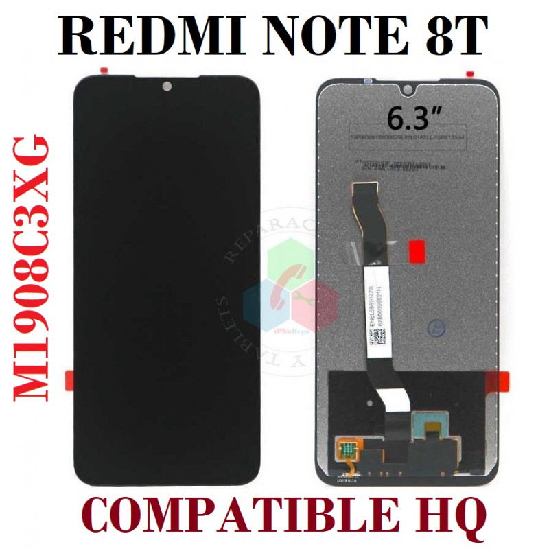 XIAOMI REDMI NOTE 8T 4G 2019 M1908C3XG - PANTALLA HQ SIN MARCO Montaje ...