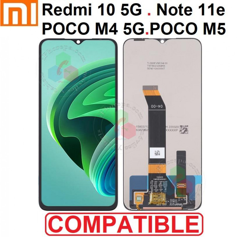 Xiaomi Redmi 10 5G 2022 22041219G / Poco M4 5G 22041219PG / Poco M5  22071219CG / Note 11e - PANTALLA compatible sin MARCO Montaje Sin Montaje