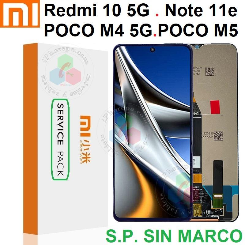 Xiaomi Redmi 10 5G 2022 22041219G / Poco M4 5G 22041219PG / Poco M5 22071219CG / Note 11e 22041219C - PANTALLA SERVICE PACK sin