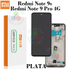 Xiaomi Redmi Note 9S 4G 2020 M2003J6A1G / Redmi Note 9 Pro 4G M2003J6B2G - PANTALLA SERVICE PACK CON MARCO PLATA