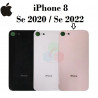 iPhone 8 / iPhone se 2020 / se 2022 - tapa trasera rosa con logo