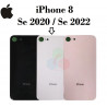 iPhone 8 / iPhone se 2020 / se 2022 - tapa trasera blanco con logo