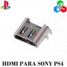 CONECTOR DOCK PUERTO HDMI PARA PS4 SLIM / PS4 PRO (SOLDAR)