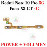 Xiaomi Redmi Note 10 Pro 5G / Poco X3 GT 21061110AG - Flex boton encendido + volumen
