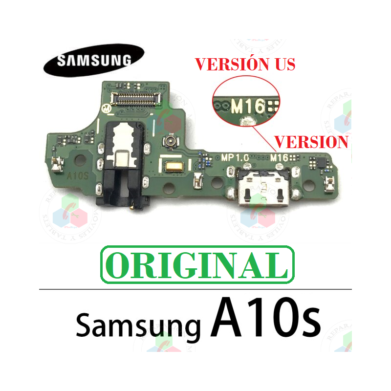 SAMSUNG A10s A107F - VERSION M16 EEUU / US - PLACA DE CARGA ORIGINAL SERVICE PACK