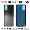 XIAOMI REDMI NOTE 10 5G / NOTE 10T 5G - TAPA TRASERA NEGRO